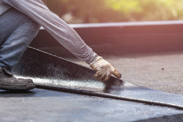Professional Waterproofing technician working in Broadway, NC